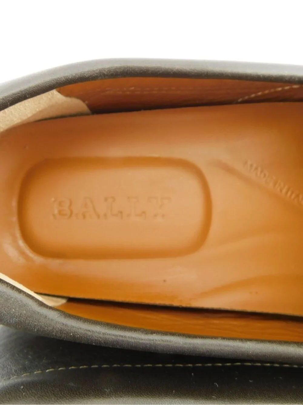 BALLY Brown Leather Driving Moc Slip-on Penny Loafers Shoes 8.5 US / 7.5 UK